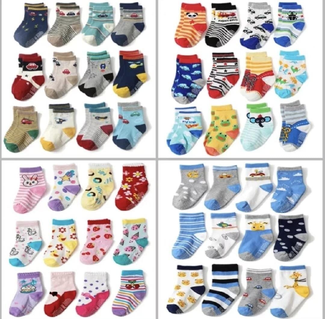 3 pasang kaos kaki BAYI cewe usia 0-12 bulan 5