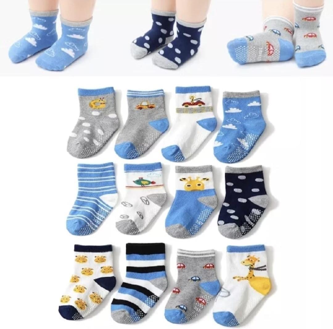 12 pasang kaos kaki bayi cewe usia 0-12 bulan 6