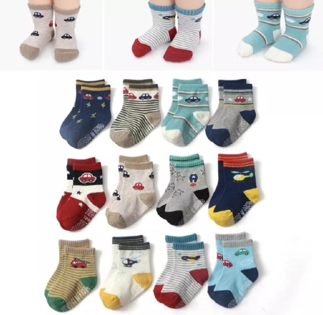 12 pasang kaos kaki bayi cewe usia 0-12 bulan 8