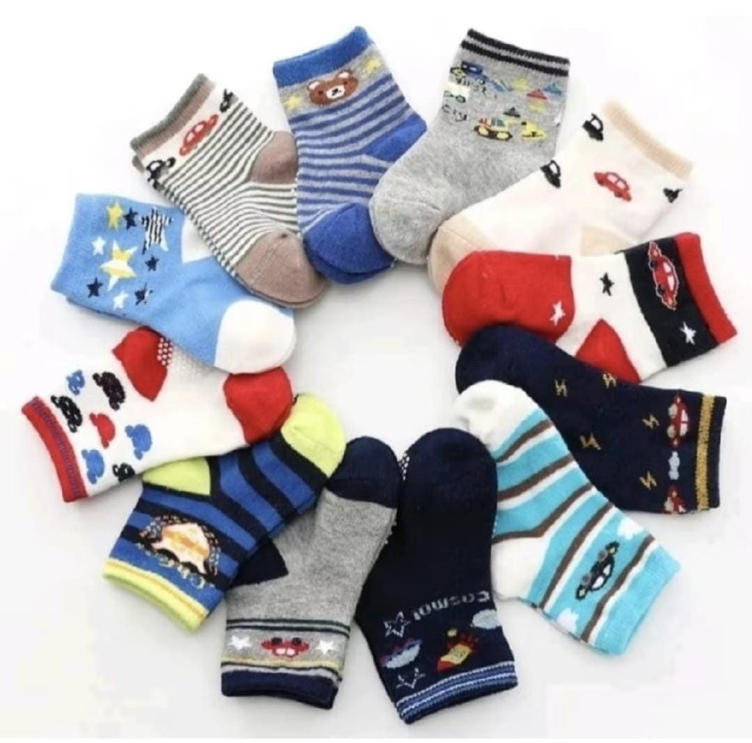 6 pasang kaos kaki bayi cewe usia 0-12 bulan 7