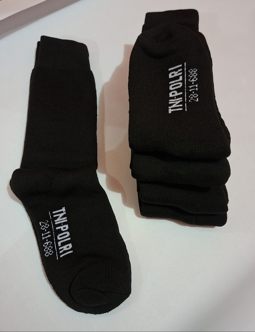 ( 60 pasang ) kaos kaki super tebal TNI/PORLI hitam tebal/kaos kaki PDL panjang 2